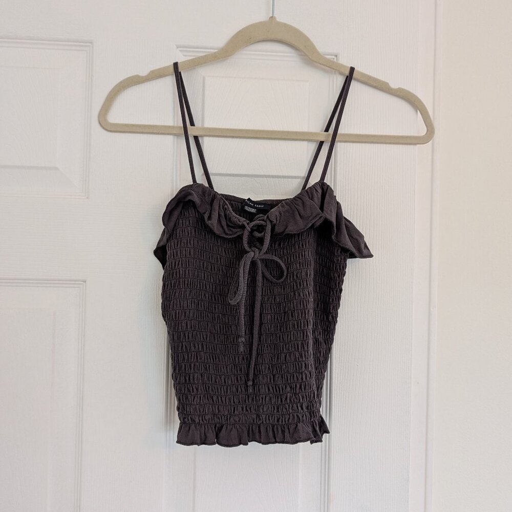 American Eagle Grey Spaghetti Strap Tank